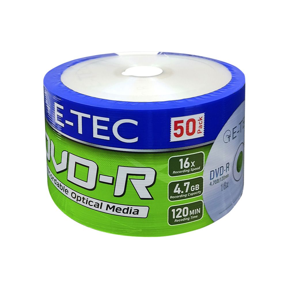 Оптические DVD диски E-TEC (Упаковка 50 штук) | Прочее | Sumbar Computer