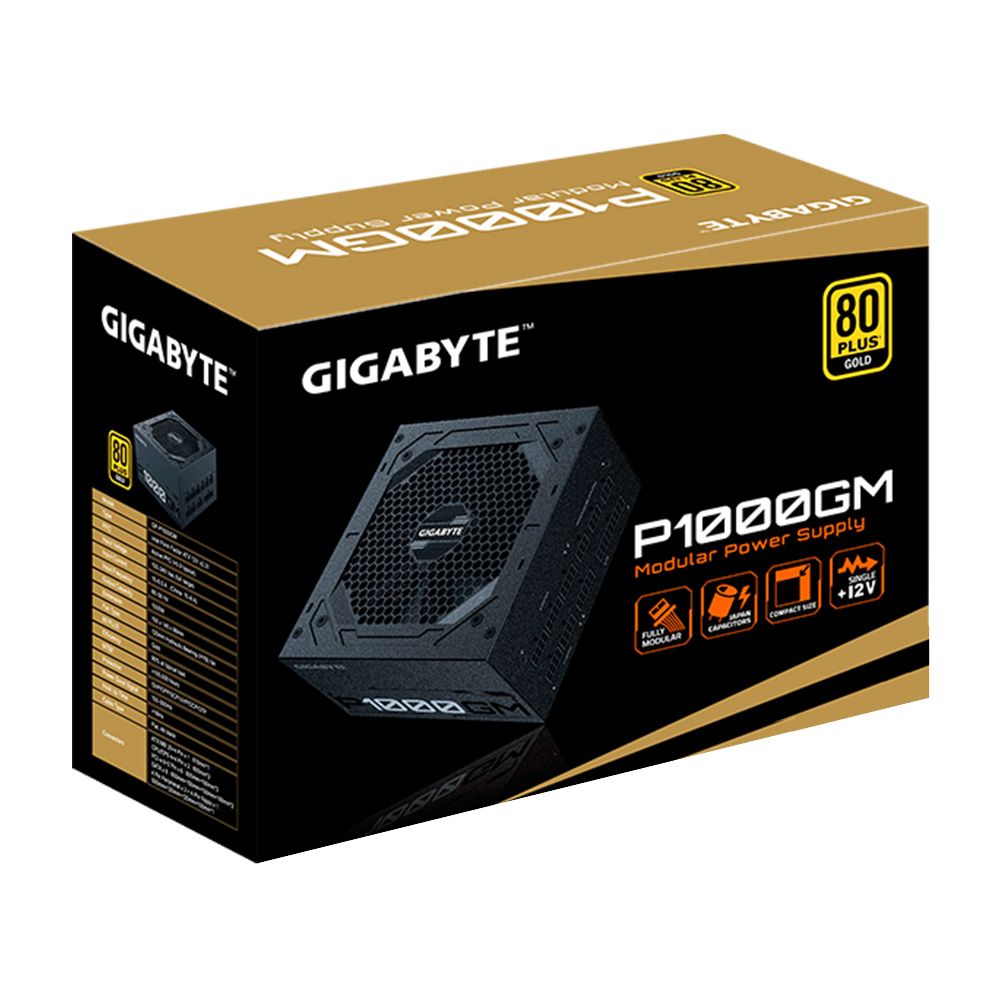 Блок питания gigabyte. Gigabyte 1000w, 80 Plus Gold.