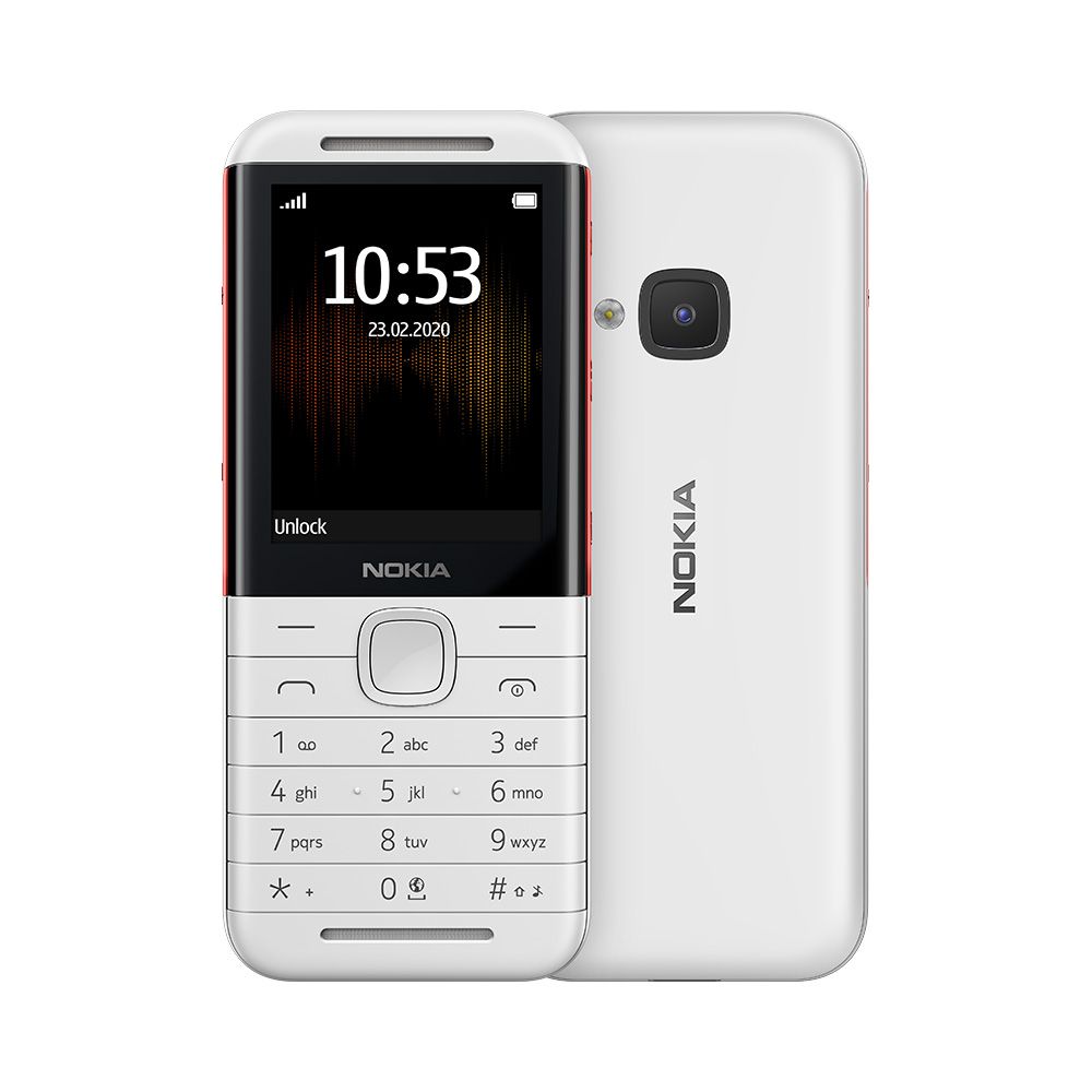 Мобильный телефон NOKIA 5310 (Дубликат / Белый с красным цвет) | Мобильные  телефоны | Sumbar Computer